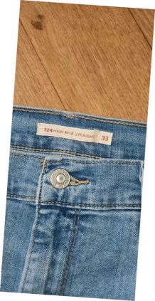 Levi's 724 high rise straight W33L30