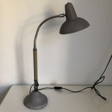 Lampe vintage 1950 industrielle atelier Super Chrome - 60 cm