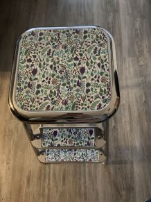 Tabouret classique suédois AWAB. Motif Stig Lindberg