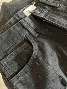 Jean noir à Pailette