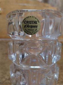 Vase cristal d’Arques années 70