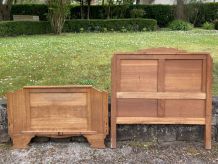 Lot de têtes et pieds de lit/ Art déco