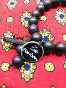 Bracelet perles noires ZOE BONBON
