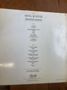 LP - 33T -RECITAL DE GUITARE PAR SEBASTIEN MAROTO - VIVALDI 