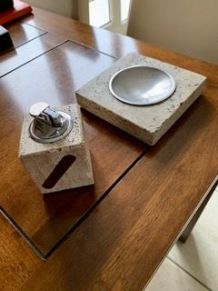 Cendrier/briquet/bougeoir vintage de Fratelli Mannelli pour 