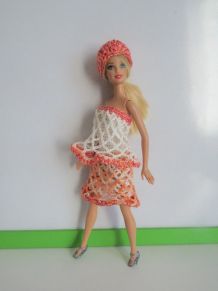 Tenue"Arletty"pour poupée mannequin barbie