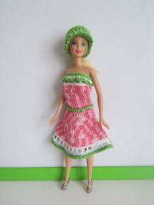 Tenue" Camille "pour poupée mannequin barbie