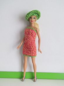 Tenue " Christine " pour poupée barbie