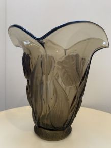 Vase en verre -Art Déco