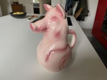 Pichet cochon en céramique de St Clément