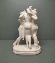  Sculpture " Les Trois Grâces " d'après Canova - Plâtre 