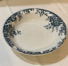 Plat creux Vintage de 1896 en porcelaine Beau plat creux Sai