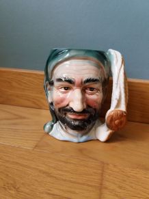 Mug chope Toby barbotine anthropomorphe tête marin pêcheur