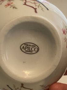 Tasses porcelaine Apilco
