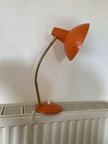 Lampe bureau orange