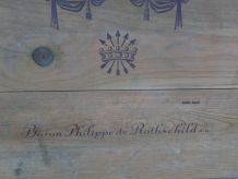 Caisse de vin VIDE Baron Philippe de Rothschild 12 b. Authen