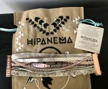 Bracelet manchette Hipanema argenté