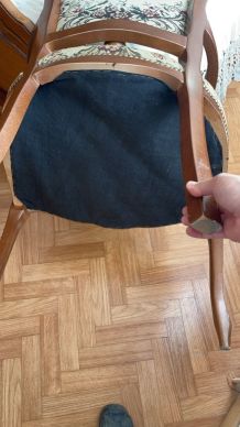 Fauteuil style voltaire