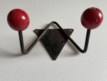 Patère 2 boules années 50