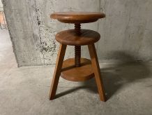 Tabouret à vis ancien