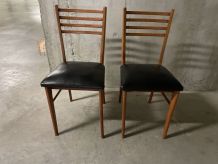 Paire de chaises scandinaves