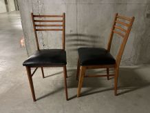 Paire de chaises scandinaves