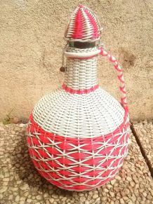 bouteille scoubidou VIRESA, vintage