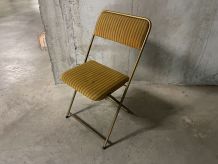 Chaise pliante Lafuma années 70