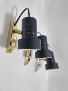 Trio d’appliques vintage orientables