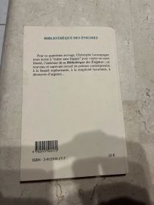 Bibliothèque des énigmes, C. Lacampagne (Ref. 2024-258)