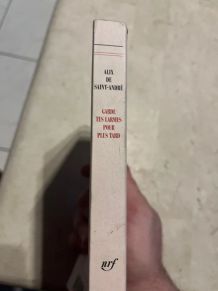 Garde tes larmes pour plus tard, (Ref. 2024-282)