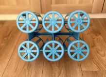 Porte-bouteilles vintage 60´s bleu