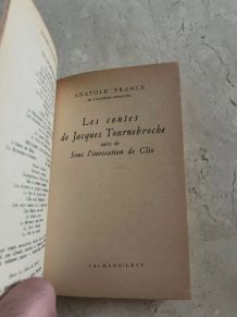 Les contes de Jacques Tournebroche, Anatole France 
