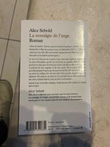 La Nostalgie de l’ange. Par Alice Sebold (Ref. 2024-345)