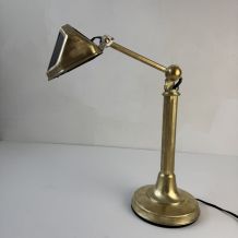 ANCIENNE LAMPE DE BUREAU « PIROUETT » VINTAGE ART-DECO