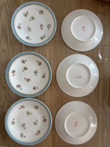 Lot 6 assiettes- UML