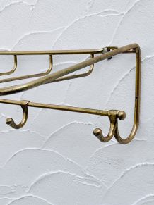 Portemanteau en métal doré