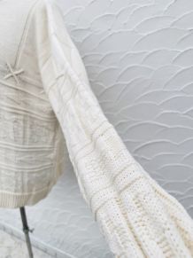Pull Blanc homme vintage