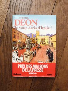 Je Vous Ecris D'Italie- Michel Déon- Gallimard   