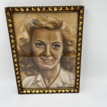 Portrait vintage d'une femme