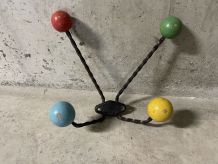 Patère boules années 50