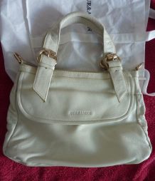 Sac cuir blanc écru Arthur &amp;amp; Aston