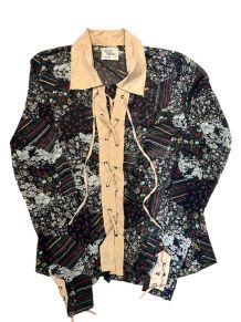 Chemise floral bohème vintage 