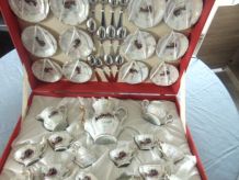 Service à café en porcelaine fine de Tchécoslovaquie – Compl