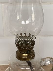 Lampe à huile en verre