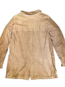 Veste en daim vintage grande taille