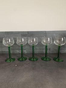 5 Verres ballon Alsace 