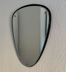 Miroir vintage 1960 rétroviseur asymétrique - 55 x 38 cm