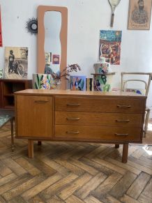 Enfilade vintage basse petit format style scandinave 