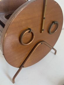 Pot vintage 1960 à tabac tabatière fut tonneau pipe vin - 25